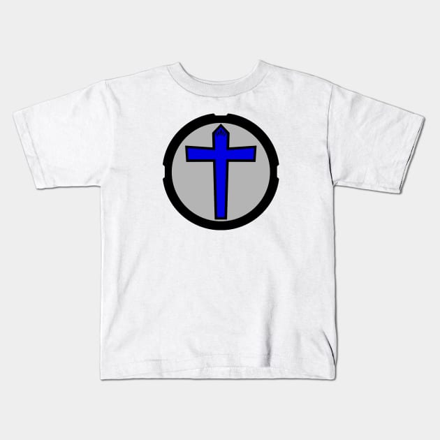 The Greatest Christian Hero Version 2 Kids T-Shirt by J. Rufus T-Shirtery